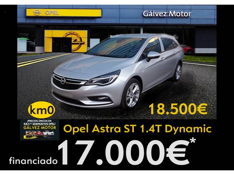 Opel Astra 1.4 Turbo 92kW (125CV) ST Dynamic Opel Astra 1.4 Turbo 92kW (125CV) ST Dynamic