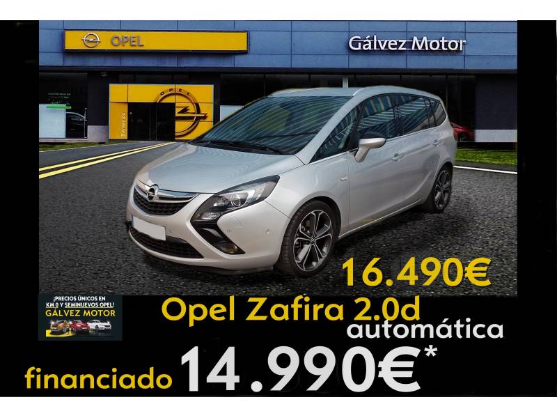 Opel Zafira Tourer 2.0 CDTi Auto llanta 18+ Excellence Opel Zafira Tourer 2.0 CDTi Auto llanta 18+ Excellence